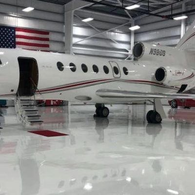 airplane hangar epoxy coating
